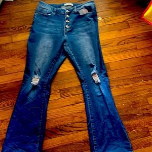 Women high wasted  bell bottoms